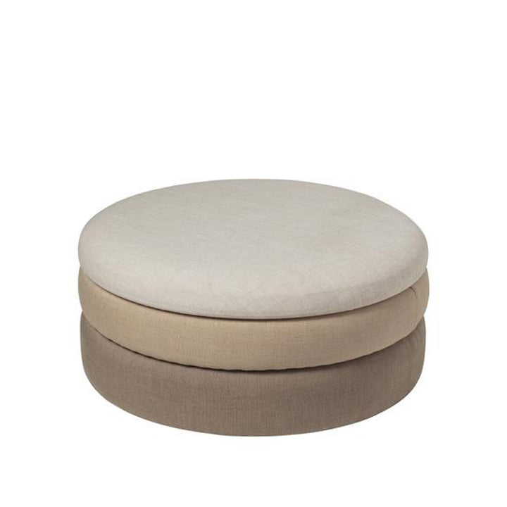 Broste Copenhagen Pond Pouffe Beige 68x30cm
