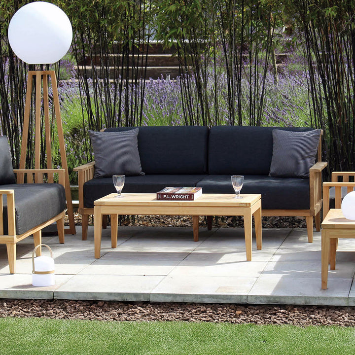 Menton outdoor teak coffee table