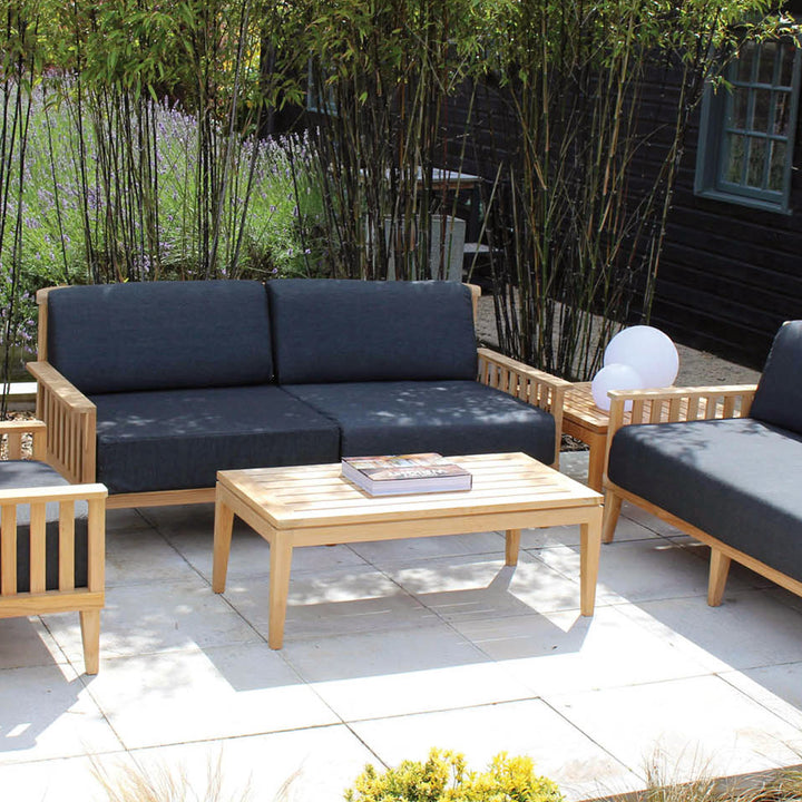 Menton outdoor teak coffee table