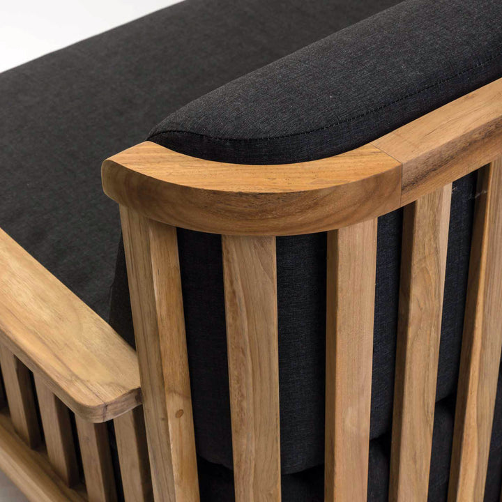 Paling Outdoor Teak Sofa detail