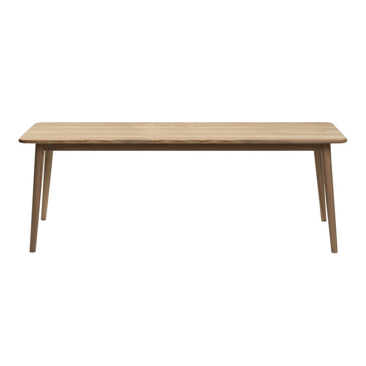 Shoreditch teak wood dining table 230cm natural