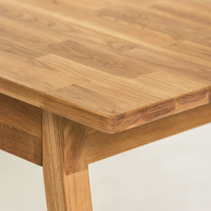 Tenby oak desk detail