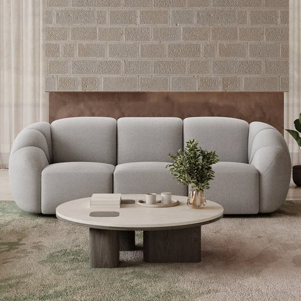 Avriio Prygos Luxury Three Seater Sofa Smoke Grey