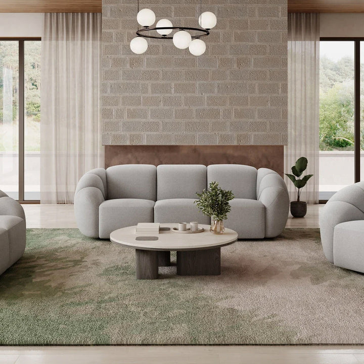 Avriio Prygos Luxury Three Seater Sofa Smoke Grey