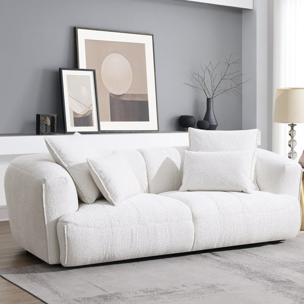 Avriio Kastoria Silver 3 Seater Sofa lifestyle