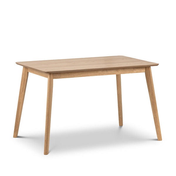 Boden oak veneer dining table 118cm