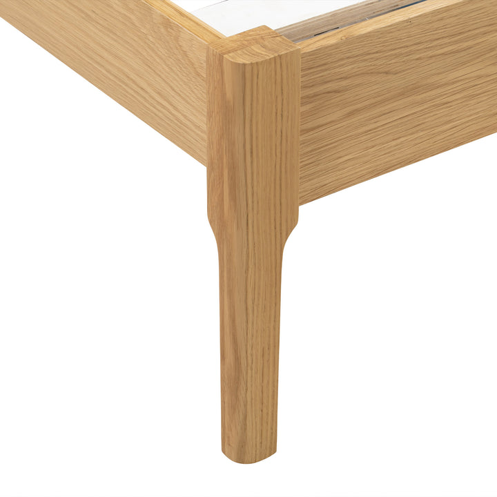Bamford oak spindle bed King 150cm detail