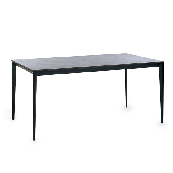 Gazelle Slate Grey Rectangular Stone Top Dining Table 120cm