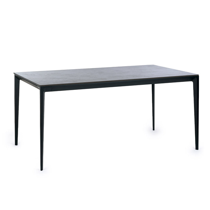 Gazelle Slate Grey Rectangular Stone Top Dining Table 120cm