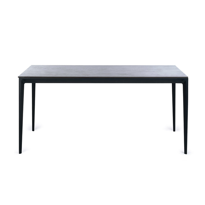 Gazelle Slate Grey Rectangular Stone Top Dining Table 120cm