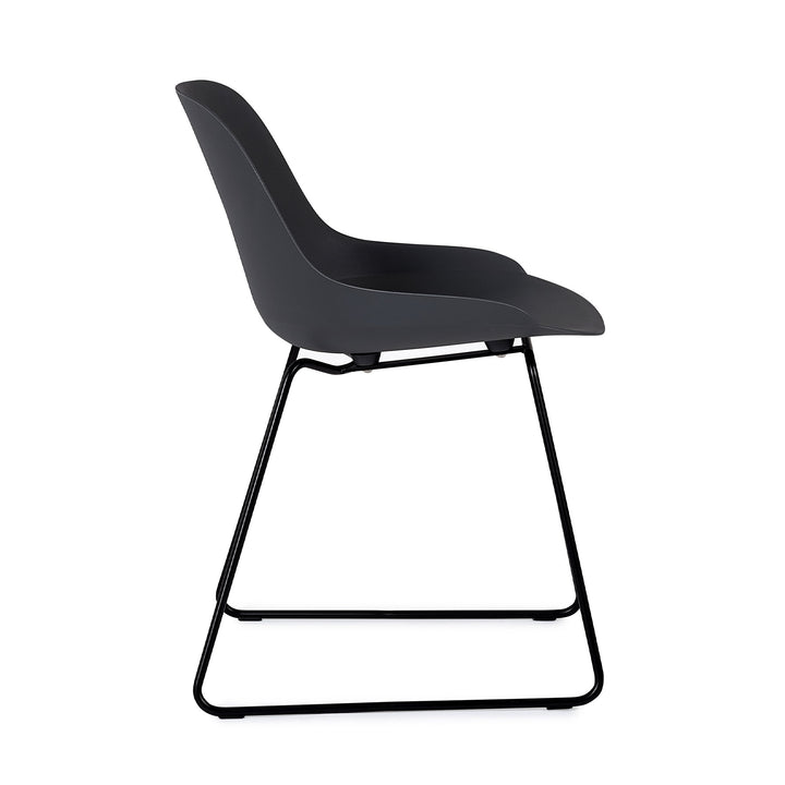 Ray Dining Chair Dark Grey