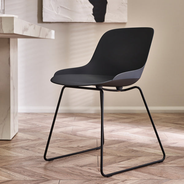 Ray Dining Chair Dark Grey